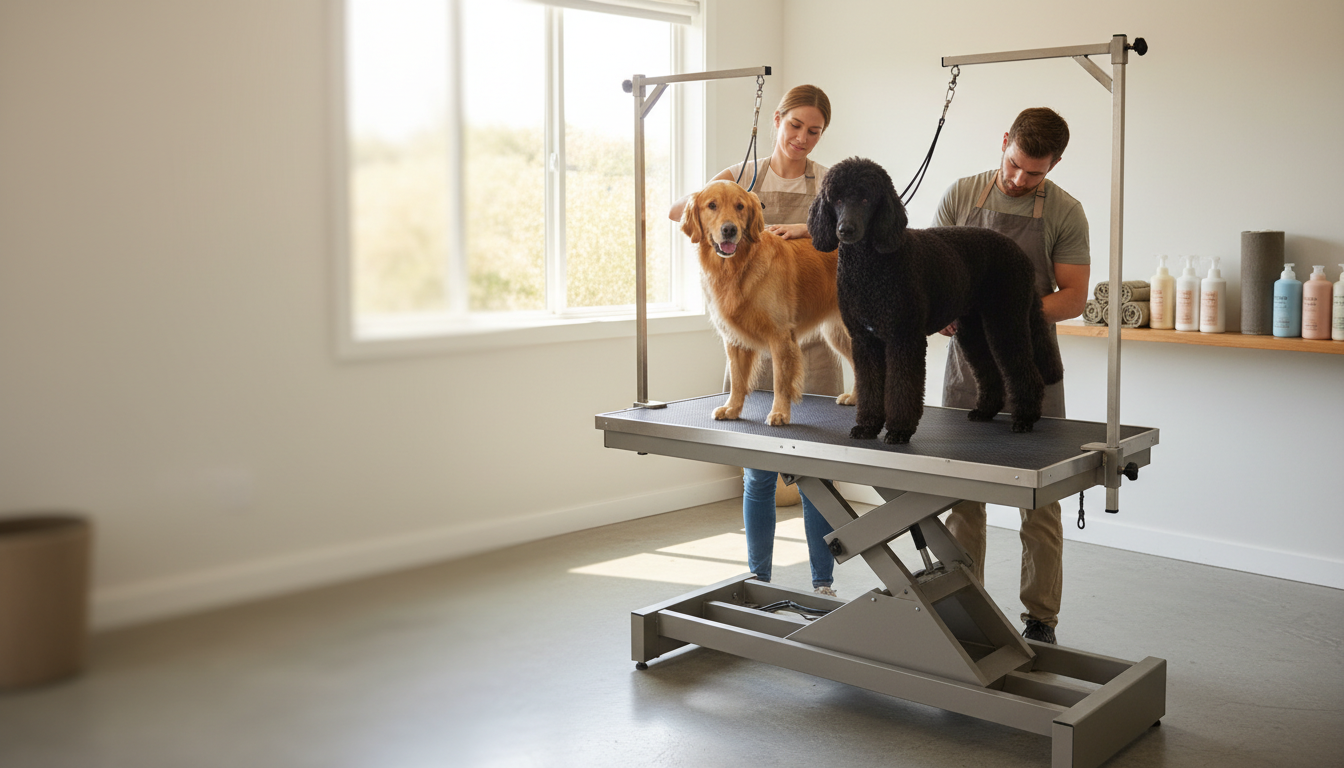 Best Dog Grooming Tables for Large Breeds: Stability and Safety for Big Pups